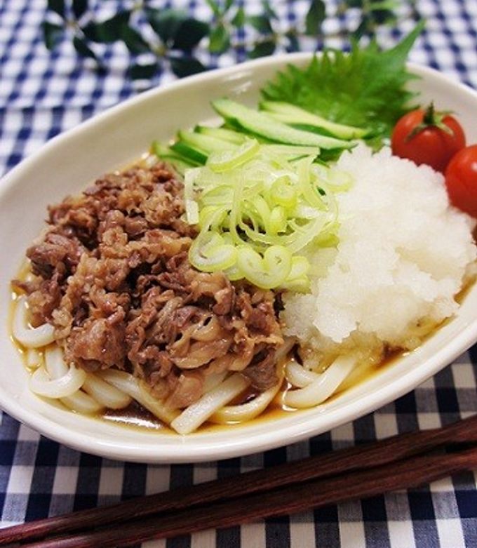 ◆冷やし牛おろしうどん◆-レシピのメイン写真