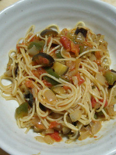 夏野菜の冷製パスタ-レシピのメイン写真