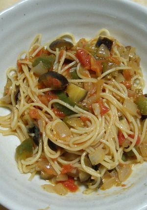 夏野菜の冷製パスタ-レシピのメイン写真