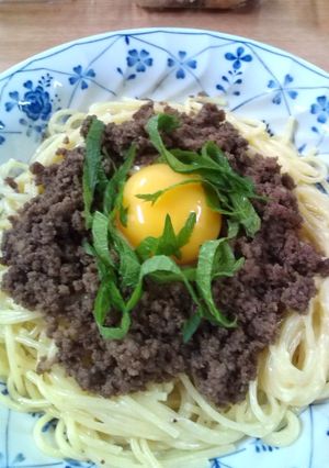 【簡単】そぼろ♪クリームパスタ-レシピのメイン写真