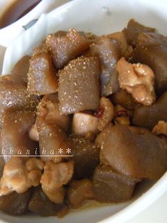 鶏肉とこんにゃくの甘辛炒め-レシピのメイン写真