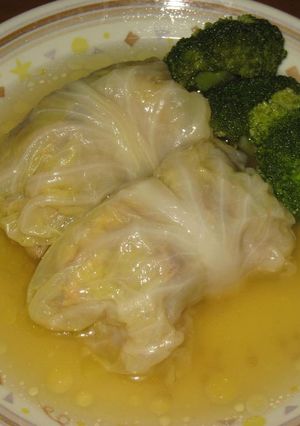 砂肝とチーズ入りのロールキャベツ-レシピのメイン写真