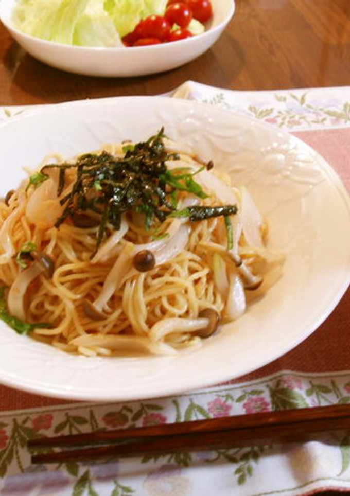 しめじとイカのたらこ焼きそば-レシピのメイン写真