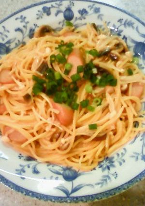 フライパンひとつで！和風きのこパスタ-レシピのメイン写真