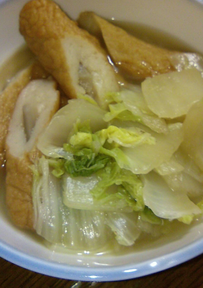 ごぼ天と白菜のおでん風煮♪-レシピのメイン写真