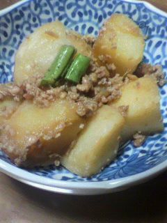 じゃが芋のそぼろ煮 油水不用 ホクホク-レシピのメイン写真