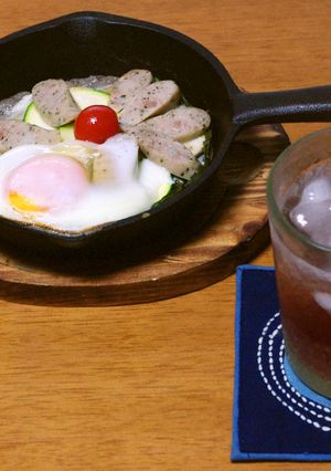 周防産そば粉のガレット地産夏野菜-レシピのメイン写真