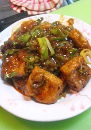 ピリ辛揚げ豆腐-レシピのメイン写真