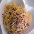 明太子としめじのクリームパスタ