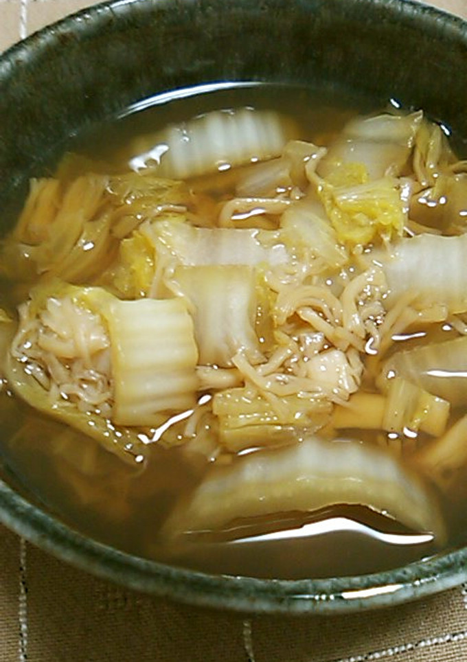 白菜とほたての煮浸し-レシピのメイン写真