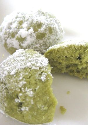 抹茶のｻｸｻｸ☆スノーボール-レシピのメイン写真