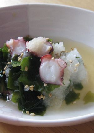たことワカメと大根のさっぱり酢の物-レシピのメイン写真