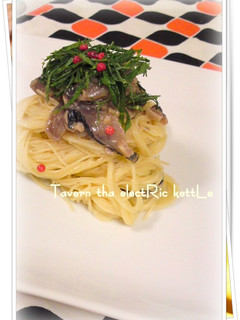 梅とかつおのたたきde冷製パスタ-レシピのメイン写真