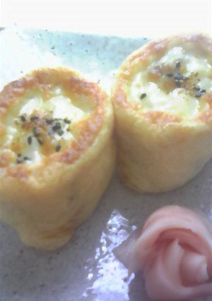 混ぜて焼くだけ♪やきとりいなり～♪-レシピのメイン写真