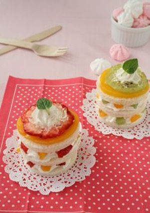 簡単!食パンフルーツケーキ♪-レシピのメイン写真