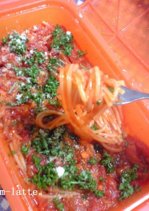 レンジdeツナとトマトのパスタ☆-レシピのメイン写真