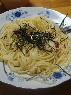 パスタ~梅とシソ-レシピのメイン写真