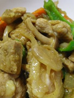 ビニール袋1つで♪鶏肉のカレー炒め-レシピのメイン写真