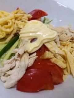 冷し中華風そうめん-レシピのメイン写真