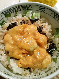 生うに丼-レシピのメイン写真