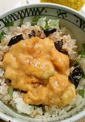 生うに丼-レシピのメイン写真