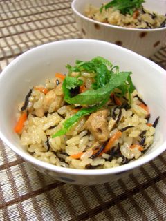 ひじきの炊き込みご飯-レシピのメイン写真