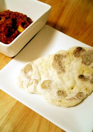ナン（ホットケーキミックス＋絹ごし豆腐）-レシピのメイン写真