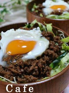 カレー風味そぼろ丼-レシピのメイン写真