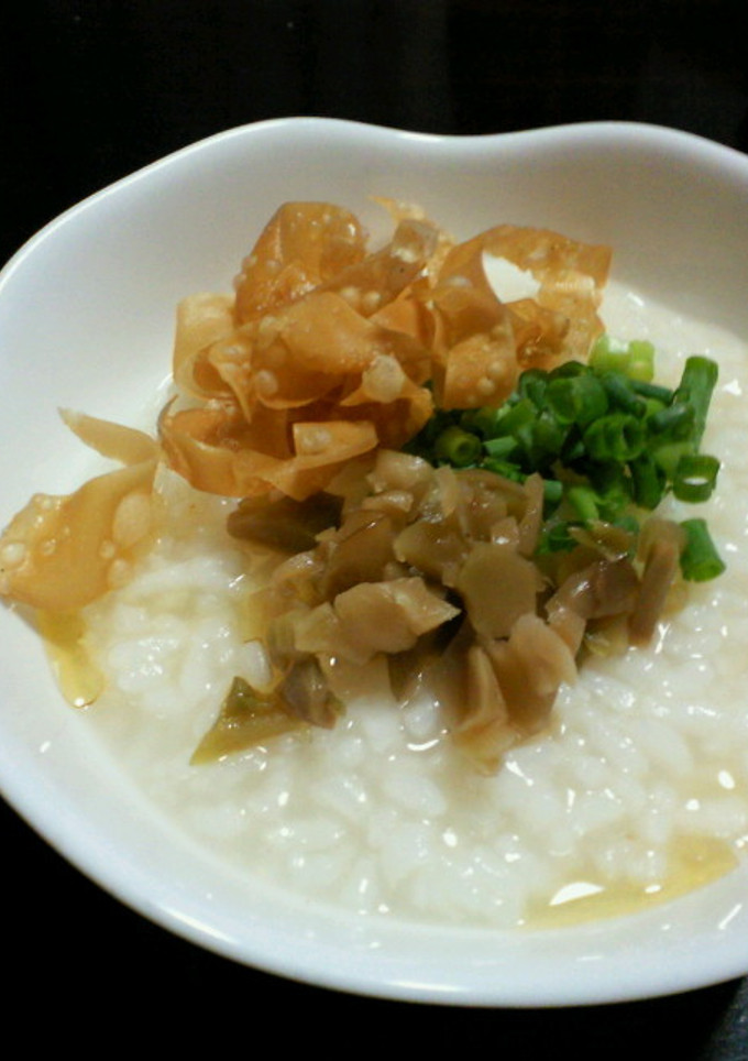 炊飯器で簡単中華粥！風邪ひきさんにも！-レシピのメイン写真