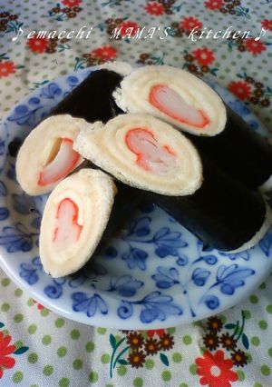 節分にも◎カニカマチーズの海苔巻きパン◎-レシピのメイン写真