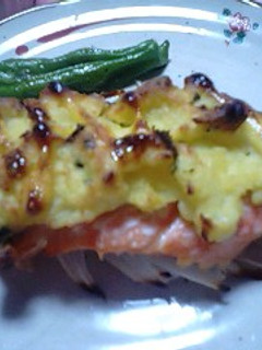 鮭とポテサラのオーブン焼き-レシピのメイン写真