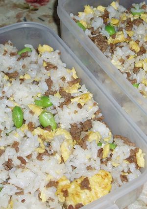 甘辛ミンチ 簡単チャーハン-レシピのメイン写真
