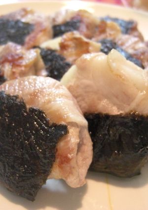 長芋×豚肉の磯辺焼き-レシピのメイン写真