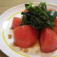 簡単にもう1品!トマトを中華サラダ風に!