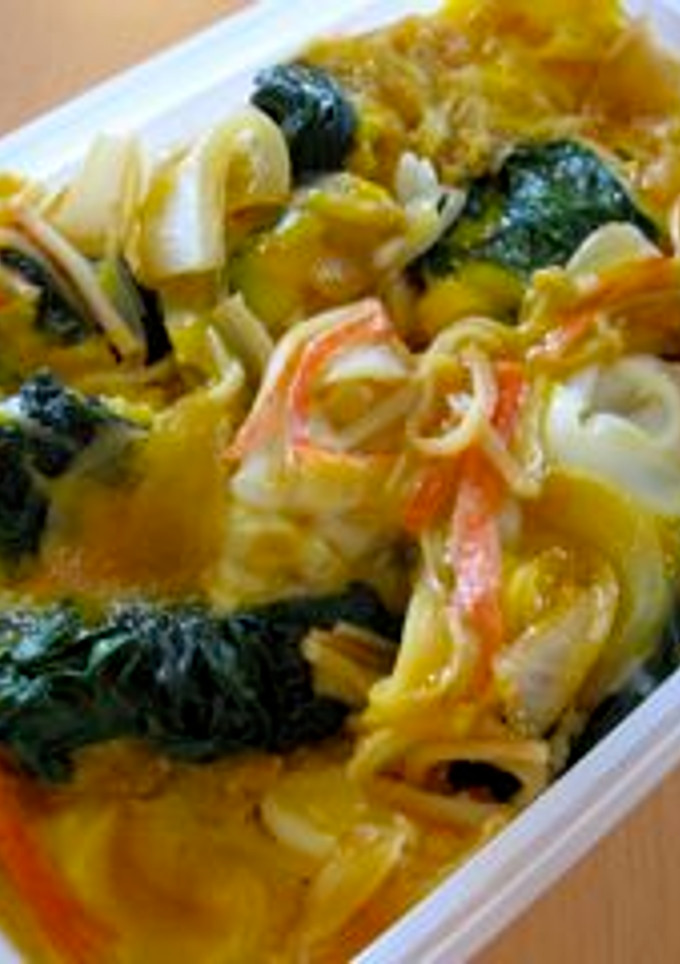 簡単♪カニかま卵とじ丼（お弁当）-レシピのメイン写真