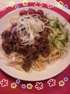 ☆ジャージャー麺☆お肉たっぷり冷麺♪-レシピのメイン写真