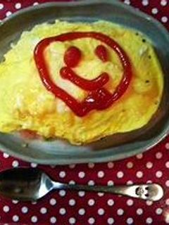 レンジで☆オムライス-レシピのメイン写真