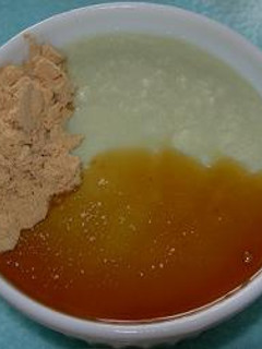 抹茶豆腐のデザートonきなこ&黒蜜添え-レシピのメイン写真