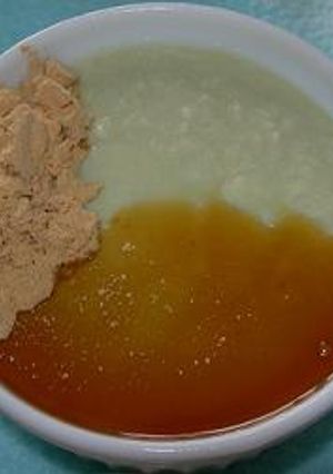 抹茶豆腐のデザートonきなこ＆黒蜜添え-レシピのメイン写真