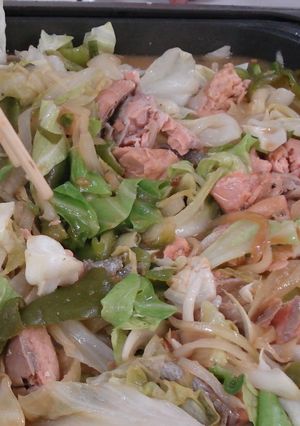 野菜たっぷりちゃんちゃん焼き-レシピのメイン写真