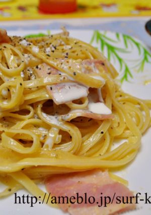簡単カルボナーラ-レシピのメイン写真