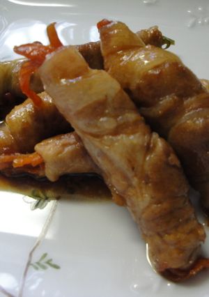 隠し味で☆肉巻き野菜☆-レシピのメイン写真
