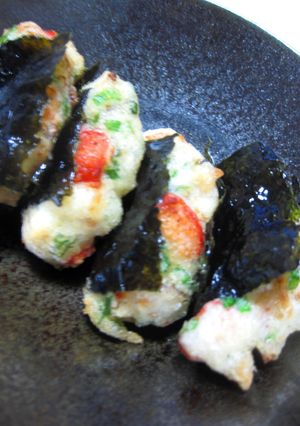 大和芋とカニカマのモチモチ磯辺揚げ★-レシピのメイン写真
