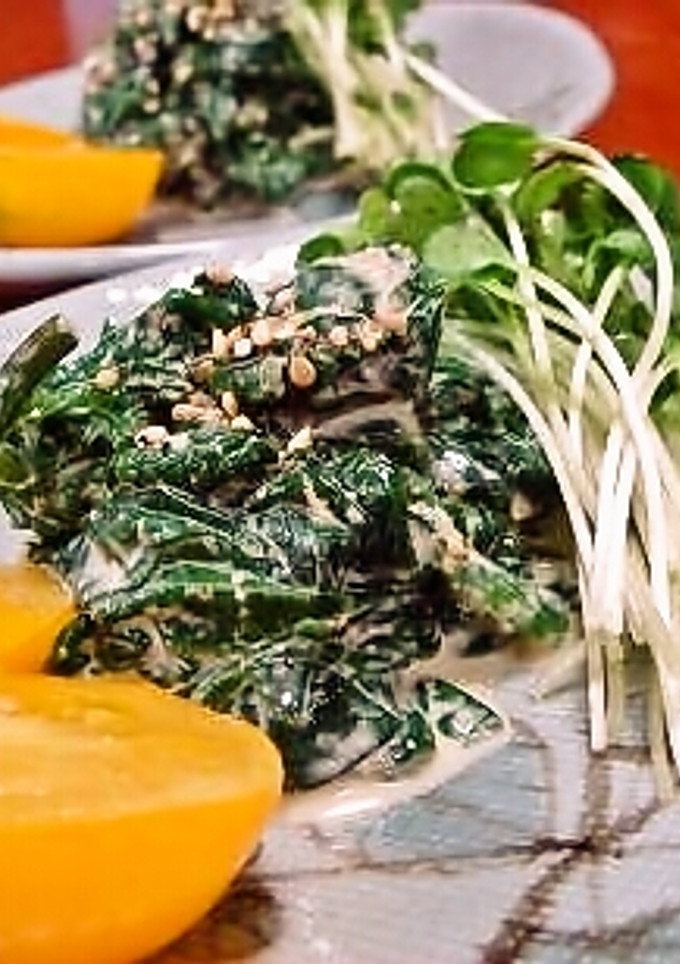 つるむらさきの美味しい和え物-レシピのメイン写真