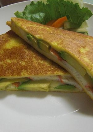カニかま&アボカド★フレンチホットサンド-レシピのメイン写真