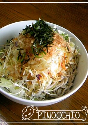 野菜たっぷり❀サラダそば-レシピのメイン写真