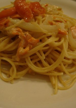 スモークサーモンのクリームパスタ-レシピのメイン写真