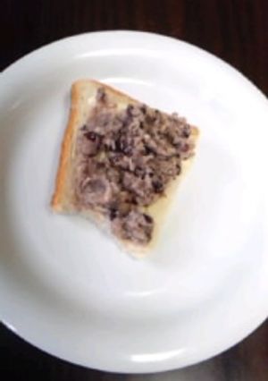 おからとあんこ＋クリームチーズトースト-レシピのメイン写真