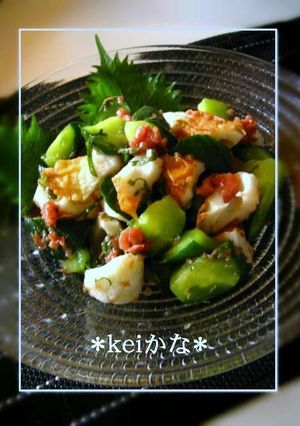 ＊竹輪ときゅうりの梅しそ和え＊-レシピのメイン写真