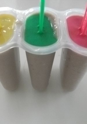 水ようかんとミルクのアイスキャンデー-レシピのメイン写真